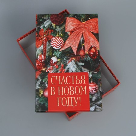 Gift box "Christmas tree toys", 24 x 15.5 x 9.5 cm, New Year-2