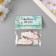 Decor for creativity wood, plastic "Sleeping cloud" Mirror set 2 pcs 5.3x2.6 cm mix