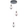 Suspended Citilux “Maya” CL202032, 35x35x22 cm, 3x5.33W, LED, brown color