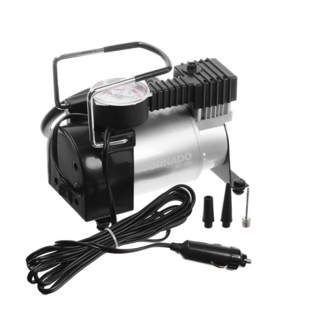 Car compressor, metallic, 30 l/min to the SkyWay cigarette lighter Tornado, AS-580, S02001022