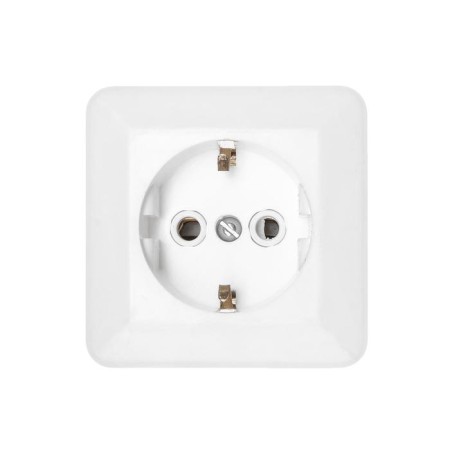 Rosette "Elect" Ra 16-102, 16 A, 250 V, single, open, with salary, white-2