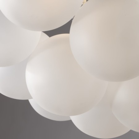 Suspended lamp Fiesta, 6xe14, color chrome-12