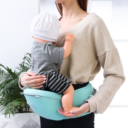 Backpack-Kenguru/hipvis "fish", turquoise color-1