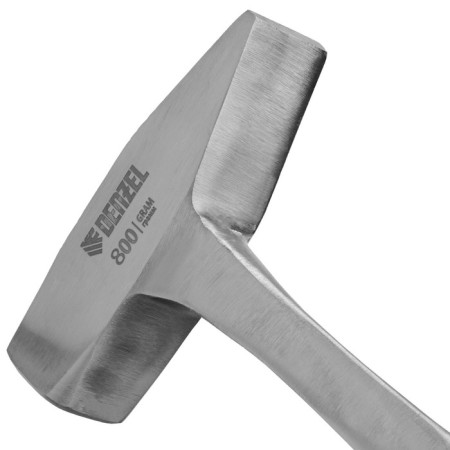 Denzel 10405 locksmith hammer, all -metal, two -component handle, 800 g-4