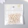 Beads for creativity plastic cylinder "White Lilia" set 20 grams 0.6x0.6x0.5 cm