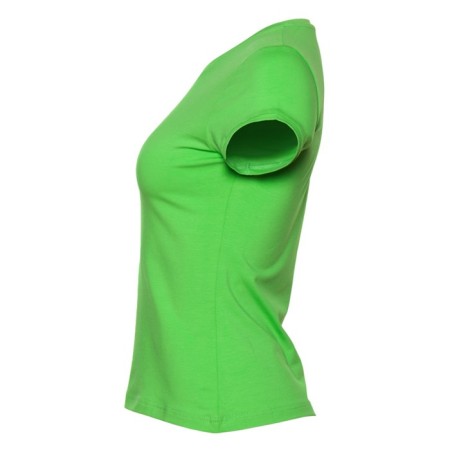 Female T-shirt, size 48, bright green color-2