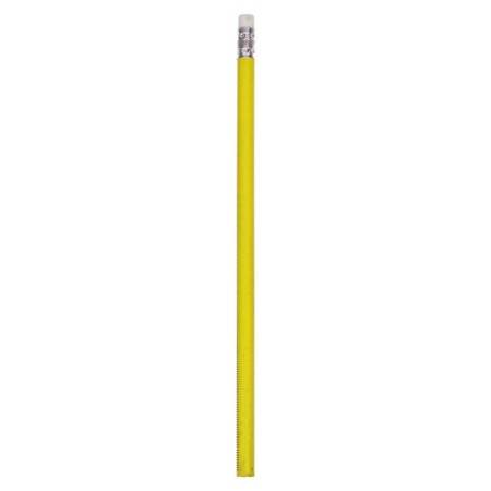 Black pencil with the eraser "ruler", hardness of HB, round body, mix-13