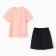 Kids (T -shirt, shorts) minku beige color/ graphite, height 128 cm