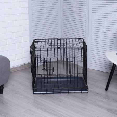 Dogs for dogs No. 2 with a pallet, folding, 62 x 48 x 53 cm-1