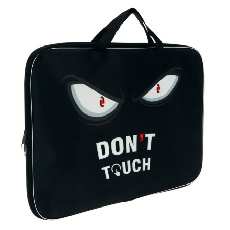 Folder for drawings and drawings A3, 470 x 350 x 20 mm, with handles, textile, calligrata Don’t Touch-1