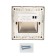 Built -in lamp, for the stairs, engine sensor, 1.5 watts, 60 lm, 3000k, 220V, silver.
