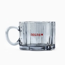 Glass mug 