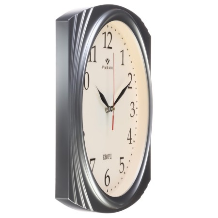 Watch wall, interior "classics" 28 x 31.5 cm, silent, silver corps-1