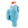 Plush toy Among us, with scrambled eggs, 30 cm, turquoise
