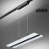 Snow -linen three -dimensional novotech lamp. Iter, 30W, LED, 848x602x160 mm, black color