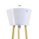 Bastoni chandelier 6he14 40W white-gold 70x70x54 cm Bayerlux