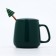 New Year's ceramic mug with a spoon "Everything will come true", 350 ml