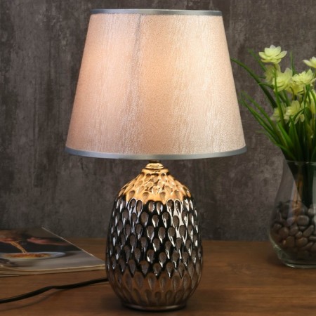 Table lamp 7555092TL/1 E14 40W silver 21x21x32 cm Risalux-1