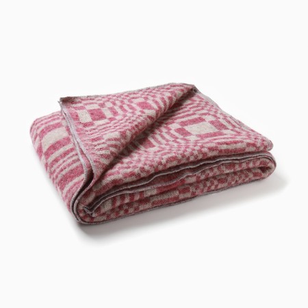 Half -haired blanket 100x140 cm, Bordeaux, 400g/m, 80%wool, 20%polyester