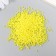 Set of beads "needlework" plastic, diameter 3 mm, 25 g, yellow