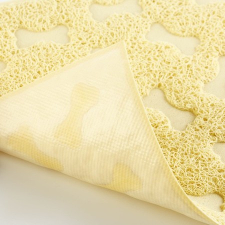 Universal rug for a bowl and a tray “Bones”, 30x40 cm, beige-7