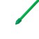 Pegs for garter plants, h = 120 cm, d = 1 cm, metal, green
