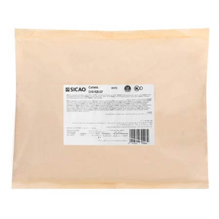 White chocolate 28% "sicao" tablet 2.5 kg