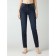 Women's jeans with a high landing CONTE Elegant Straight Leg, size XL, color Blue Black