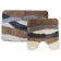 A set of bathroom mats "Albina", 2 pcs: 50 x 80 cm, 55 x 55 cm, brown color