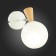 Wall lamp EVOLUCE. Sle220701-01. Catania. 1x40 W, E14, 13x21 cm, white color, light wood