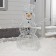 LED figure "Snowman" 65 × 90 × 50 cm, metal, 31 V, glow of white
