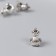 Busina for creativity Metal "Unicorned" silver 1x1.4 cm