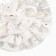 Outlet. Bant for hair on elastic band, white, 11 cm, princesses