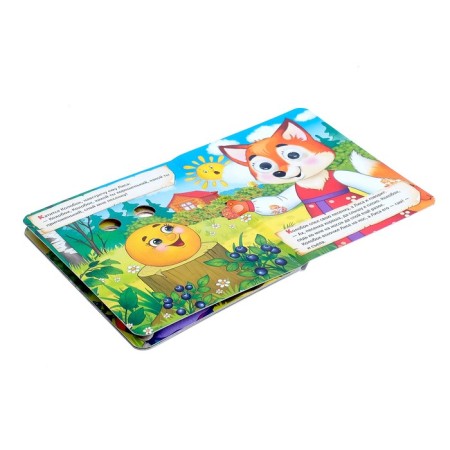 Cardboard book with eyes "Kolobok", 10 p.-3