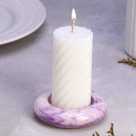 Commercial Commercial Complex from gypsum is small, 9x2.5cm, marble with purple strips