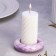 Commercial Commercial Complex from gypsum is small, 9x2.5cm, marble with purple strips