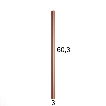 Lucas Lumber LED 5W 4000k matte copper 3x3x60-160cm-5