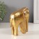 Polystone souvenir "Abstraction. Golden Elephant" 10.8x8.2x11.7 cm