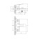 Bath mixer Rush Victoria VI7135-44, single-leaf, short spout, chrome