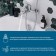 Santek Fort Bath mixer, short surplus, with accessories, chrome