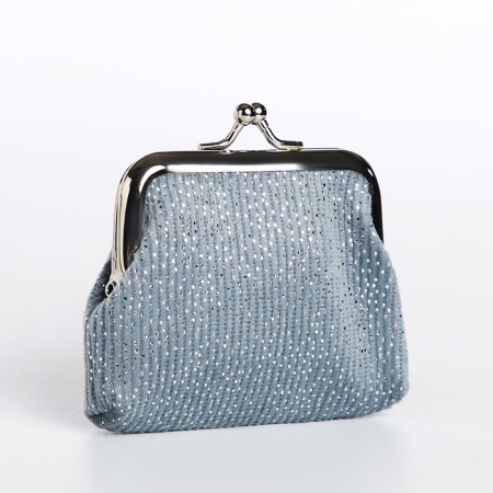 Women's wallet on farmar, gray color