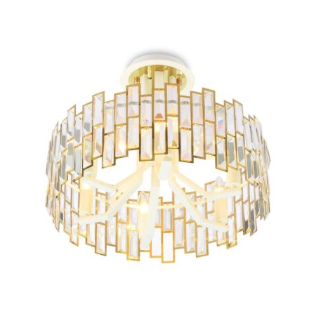 Ambrella Light Traditional, 6x40W E14 chandelier, gold color, white