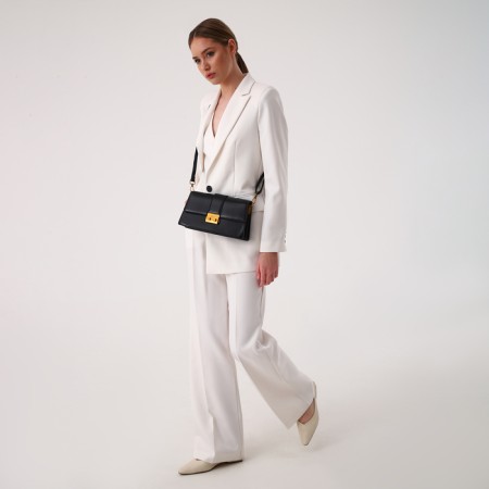 Female bag Textura, average size, black color-9