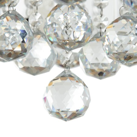 Svetogor chandelier "Drops" 8x60W E27 LED lighting chrome 60x60cm-19