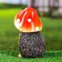 Garden figure "Hedgehog in the hat of fly agaric" 9x10x15.5cm