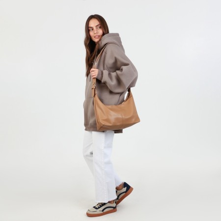 Bag-bag, lightning department, adjustable belt, beige color-9