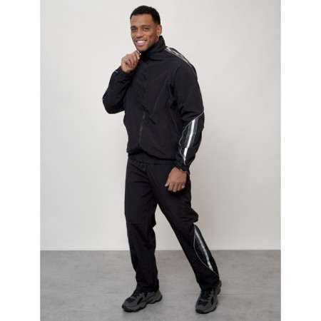 Sports suit men's, size 48, black color-8