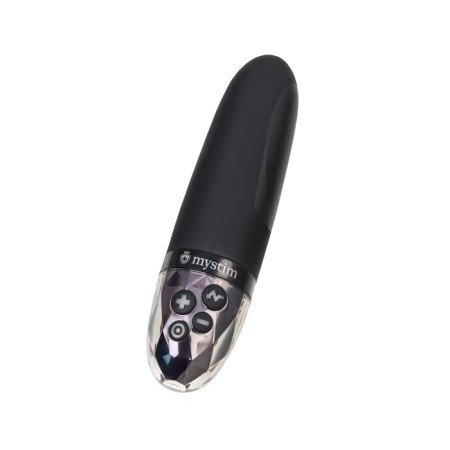 Mystim Sleak Freak vibrator with electrical stimulation, 14.5 cm, silicone, black color-7