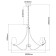 Palermo chandelier, size 93x285x93 cm, 480W 8xe27 IP 20