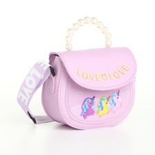 Baby bag on a valve, lilac color